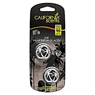California Scents Ambientador de coche California Scents (Hielo, 60 días, 2 ud.)