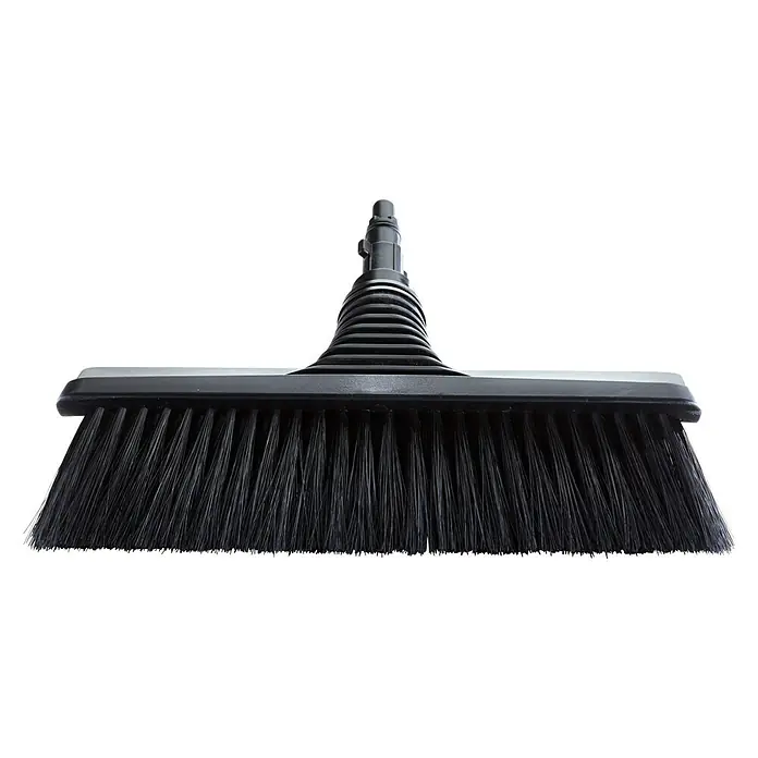 Nilfisk Cepillo para automóviles PRO - 48 x 9,7 x 8 cm, Específico para: Limpiadoras de alta presión Nilfisk - Una escoba negra con cerdas rígidas y un cabezal robusto, ideal para limpiar diversas superficies.