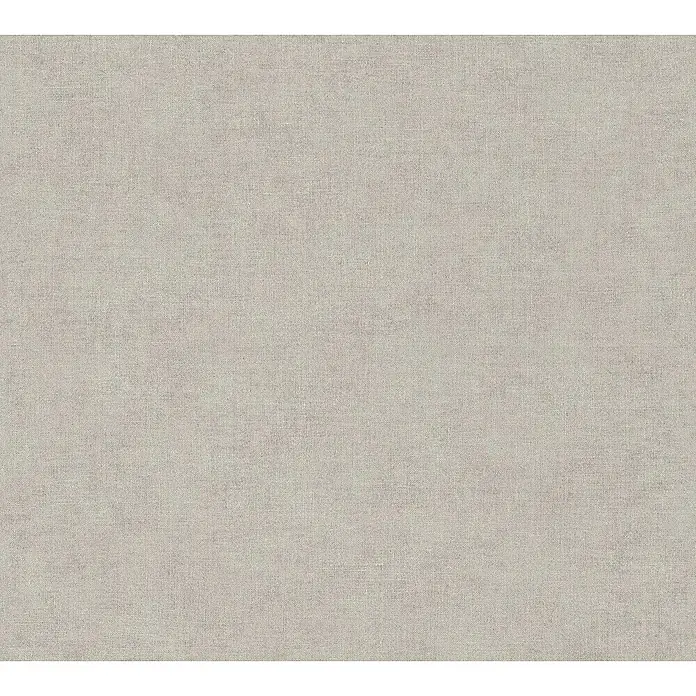 A.S. Création Paradise Garden Vliestapete - Taupe, Uni, 10,05 x 0,53 m - Grauer Leinenstoff mit subtiler Textur, ideal für vielfältige Designprojekte. Er verleiht jedem Projekt eine natürliche und hochwertige Note.