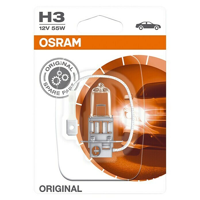 Osram Original Line Bombilla halógena para faro (H3, 55 W, 1 ud.) | BAUHAUS