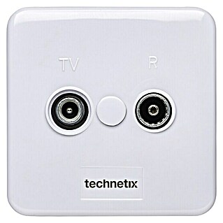 Technetix Antennedoos (TV, Kunststof)