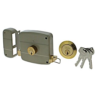 Nemef Oplegslot Type 415001 linkssluitend (Doornmaat: 50 mm, Aantal sleutels: 3 st.)
