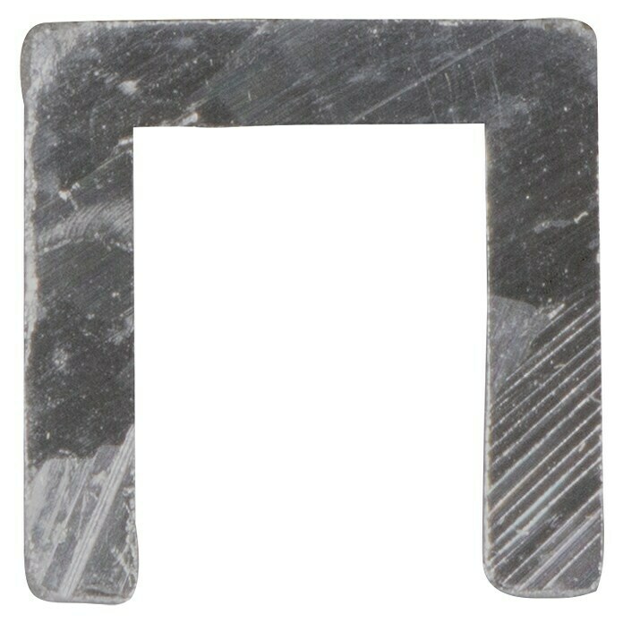 U-profiel Alu 200 cm (l x b x h: 200 cm x 10 mm x 10 mm, Aluminium, Grijs) | BAUHAUS