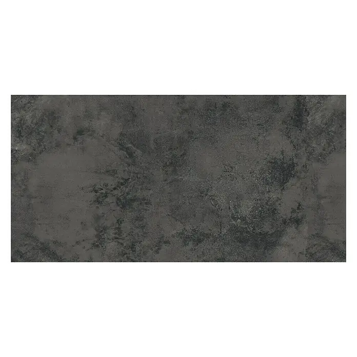Queens Feinsteinzeugfliese - 59,8 x 119,8 cm, Graphit, Matt - Dunkelgraue Feinsteinzeugfliese mit strukturierter Oberfläche, ideal für moderne Innenräume und strapazierfähige Böden.