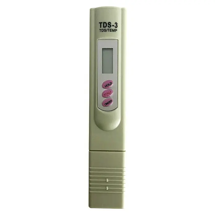 Bb agua Detector de TDS - Equipos de ósmosis - Probador portátil de calidad del agua TDS-3 TDS/TEMP con pantalla digital y botones operativos para mediciones en movimiento.