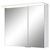 Riva Matrix LED-Spiegelschrank (B x H: 80 x 72,4 cm, Weiß) | BAUHAUS