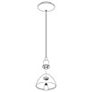 Eglo Pendelleuchte rund Brenda (1-flammig, Durchmesser: 19,5 cm, Max. Leistung: 60 W, Weiß satiniert)
