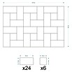 Fllow Wandpolster-Set Set Velvet A4 (270 x 180 cm, Ocker) | BAUHAUS