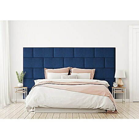Fllow Wandpolster-Set Set Velvet A1 (Blau)