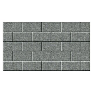 Fllow Set de paneles de pared acolchados Set Inari A1 (270 x 150 cm, Textil, Gris)