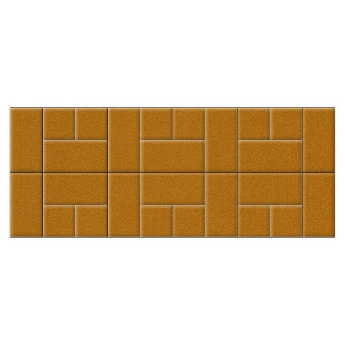 Fllow Set de paneles de pared acolchados Set Velvet A2 (300 x 120 cm, Mostaza) | BAUHAUS