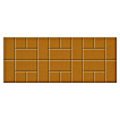 Fllow Set de paneles de pared acolchados Set Velvet A2 (300 x 120 cm, Mostaza) | BAUHAUS