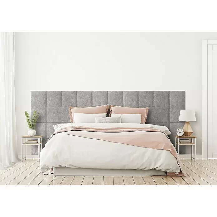 Fllow Wandpolster-Set Velvet A2 - 300 x 120 cm, Beige - Stimmungsaufnahme