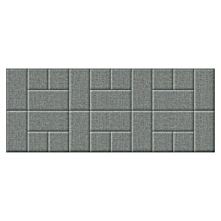 Fllow Set de paneles de pared acolchados Set Inari A2 (300 x 120 cm, Textil, Gris)