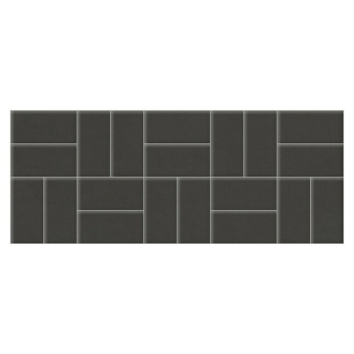 Fllow Set de paneles de pared acolchados Set Velvet A3 (300 x 120 cm, Antracita) | BAUHAUS