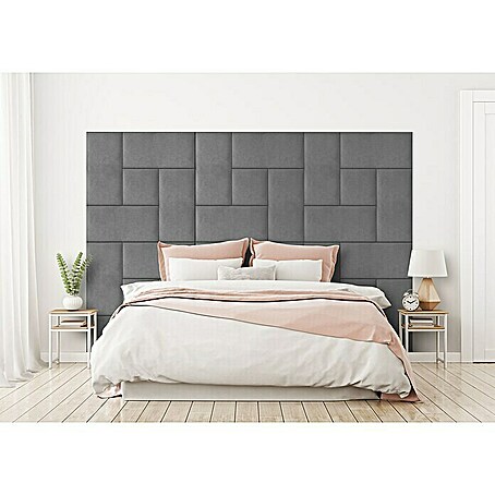 Fllow Wandpolster-Set Set Velvet A4 (Grau)