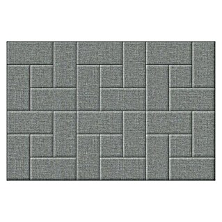 Fllow Set de paneles de pared acolchados Set Inari A4 (270 x 180 cm, Textil, Gris)
