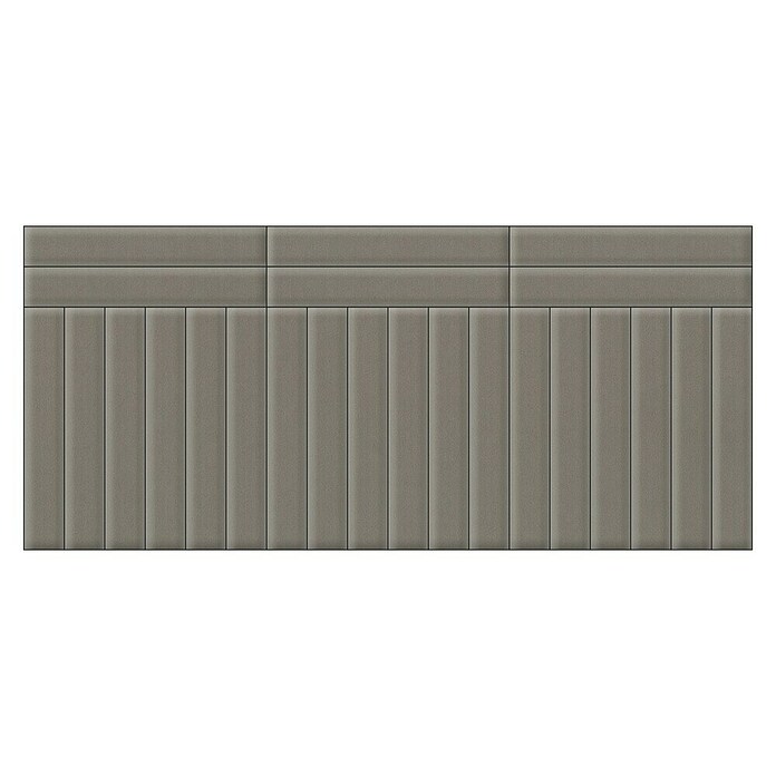 Fllow Set de paneles de pared acolchados Set Velvet B3 (270 x 120 cm, Taupe) | BAUHAUS