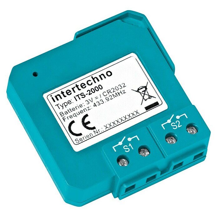 Intertechno Dvojni radijski oddajnik ITS-2000  (Modra) | 3240 - Funkstecker Innen | CBDD - Zwischenstecker | CBD - Verlängerungen, Tischsteckdosen, Kabelt | CB - Elektroinstallation | C - Elektro | BAUHAUS