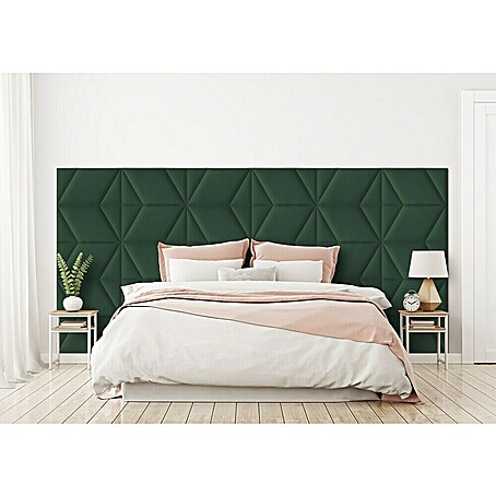 Fllow Wandpolster-Set Set Velvet C3 (Grün)