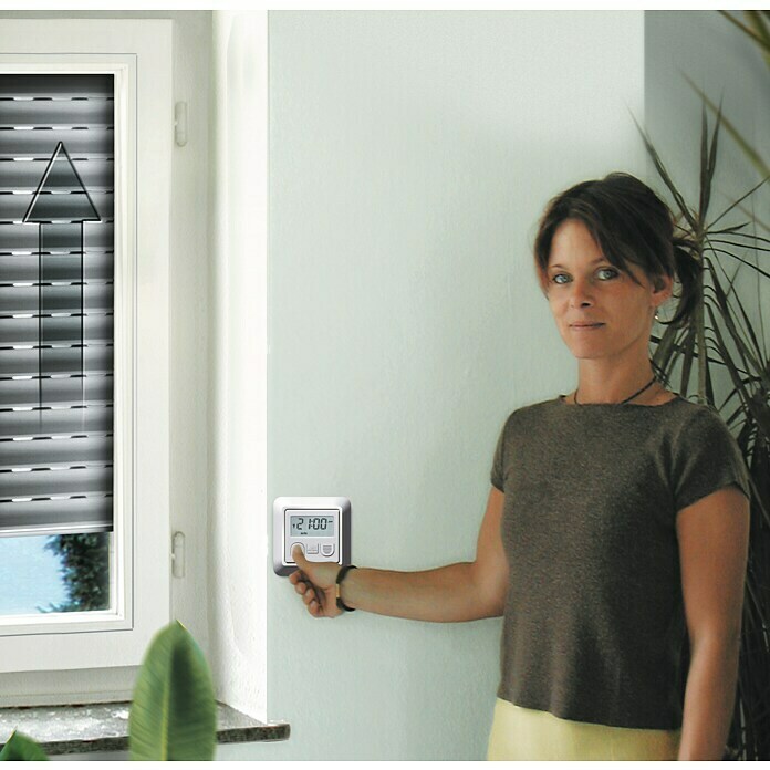 Schellenberg Motor tubular (Superficie de persiana arrollable máx.: 6,2 m² para persianas de plástico, Longitud de instalación: 500 mm, Fuerza de tracción: 25 kg)