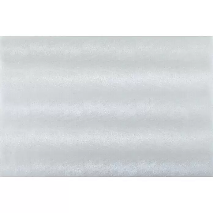 D-c-fix Static Premium Glasfolie Meterware Sofelto - Breite: 45 cm, Transluzent, Statisch haftend - Weiße, texturierte Oberfläche mit subtilem horizontalem Wellenmuster.