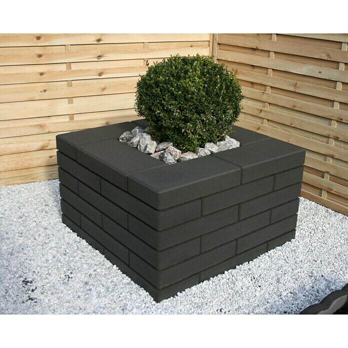 Mauerabdeckplatte C-Line50 x 25 x 8,5 cm, Anthrazit, Beton Mood Shot