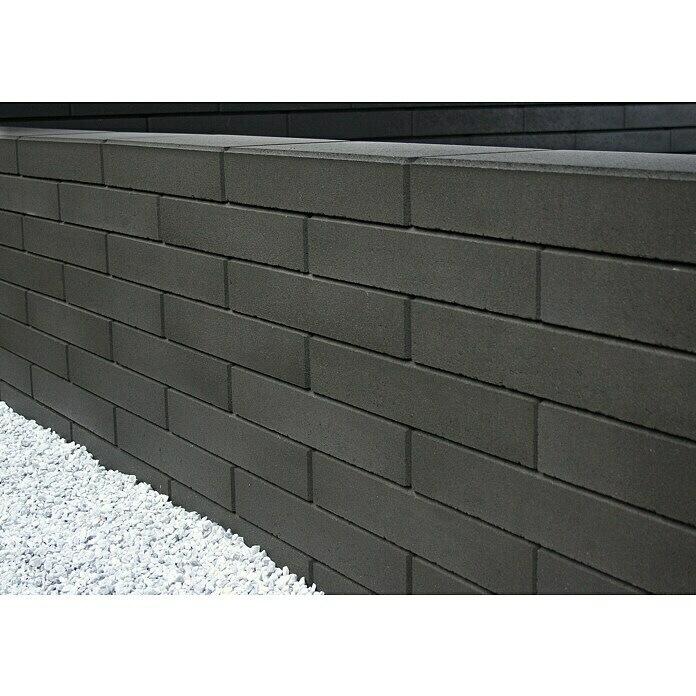 Mauerabdeckplatte C-Line50 x 25 x 8,5 cm, Anthrazit, Beton Mood Shot