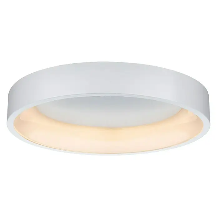 Paulmann LED-Deckenleuchte rund Ardora - Durchmesser: 45 cm - Eine moderne, runde Deckenleuchte in Weiß, die ein warmes, einladendes Licht abgibt. Ideal für stilvolle Innenräume.