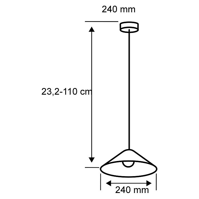 Paulmann Pendelleuchte Yva (20 W, Holz/Klar, Höhe: 110 cm)