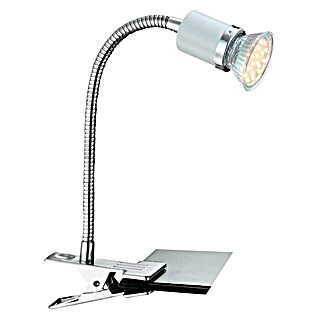 Globo LED-klemlamp Fina (b x h: 20 mm x 37 cm, 3 W, Chroom)