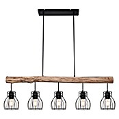 Globo Pendelleuchte MINA (40 W, L x B x H: 104 x 13,6 x 140 cm, Schwarz, E27) | BAUHAUS