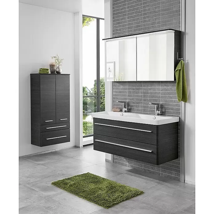Lanzet Modern 3.0 Einbauwaschbecken - 120 x 46 cm, Weiß - Stimmungsaufnahme