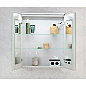 Camargue Stella LED-Spiegelschrank (B x H: 60 x 68 cm, Mit Beleuchtung, Spanplatte, Grafit)