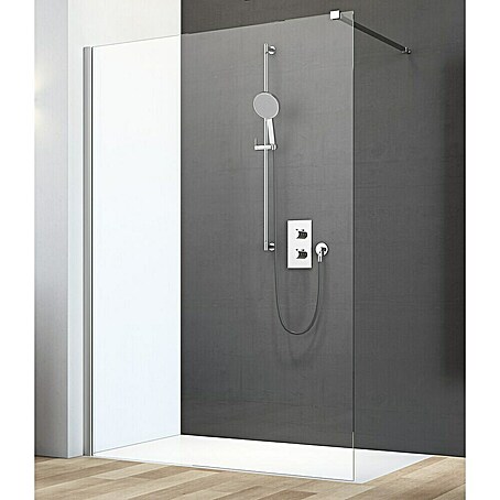Camargue Vario Duschwand S13P (B x H: 120 x 191,5 cm, Beschichtet, Silber)