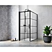Camargue Göteborg Eckdusche G4+G13 (120 x 100 x 202,2 cm, Beschichtet, Schwarz, Glasstärke: 6 mm, DIN Anschlag: Links/Rechts) | BAUHAUS
