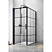 Camargue Göteborg Eckdusche G4+G13 (120 x 100 x 202,2 cm, Beschichtet, Schwarz, Glasstärke: 6 mm, DIN Anschlag: Links/Rechts) | BAUHAUS