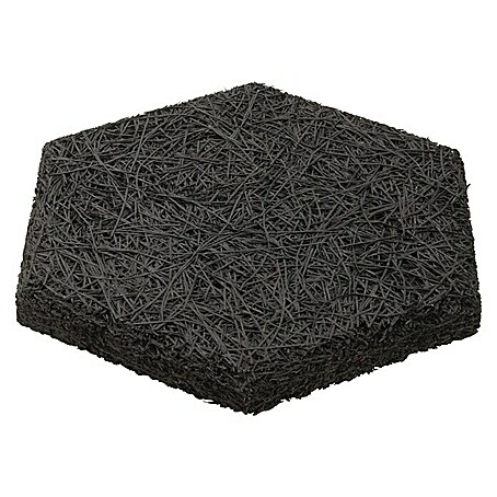 FibroTech Akustikplatte Hexagon (Schwarz, 250 x 289 x 25 mm, 18 Stk.)