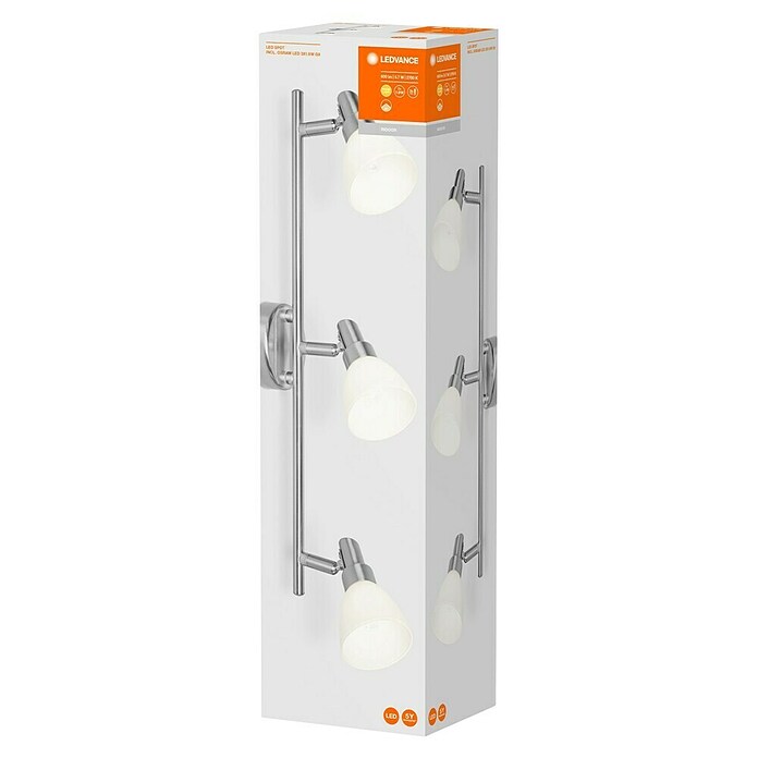 Osram LED-Deckenstrahler (3 x 2 W, Farbe: Weiß/Silber, L x B x H: 46,5 x 8 x 16 cm)