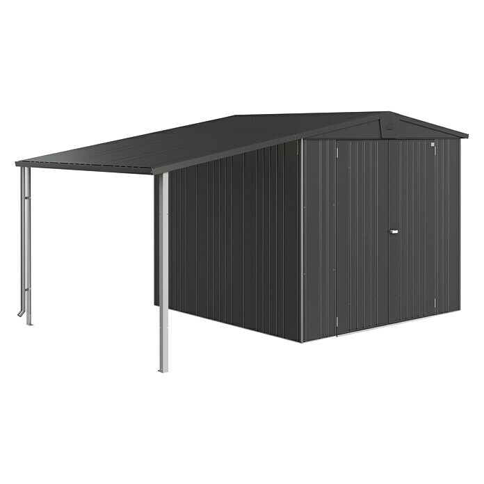 Biohort Europa Bočna nadstrešnica  (D x Š: 2,28 x 1,5 m, Čelik, Metalik tamnosivo) | BAUHAUS