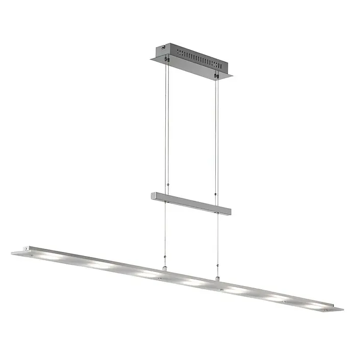 Fischer & Honsel LED-Pendelleuchte Largo - Warmweiß - Moderne LED-Hängeleuchte mit schlichtem, linearem Design und hellem Licht, ideal für Esszimmer oder Büros. Zeitgemäße Beleuchtung für jeden Raum.