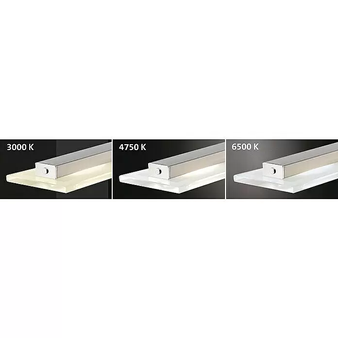 Fischer & Honsel LED-Pendelleuchte Tenso TW - 12 W, L x B x H: 64 x 9 x 150 cm, Nickel matt, Mehrfarbig - Detailaufnahme