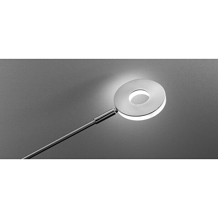 Honsel Leuchten Dent LED-Tischleuchte (6 W, Nickel matt, Höhe: 60 cm)