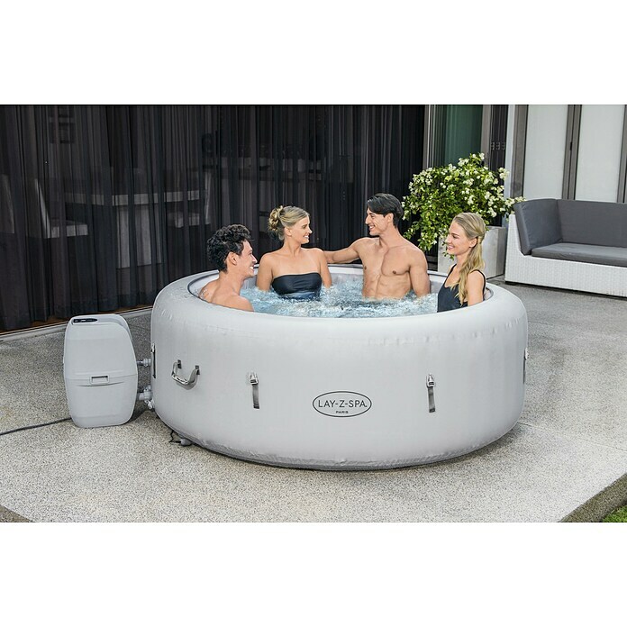 Bestway Lay-Z-Spa Außen-Whirlpool ParisØ x H: 196 x 66 cm, 806 l, Geeignet für: 4 - 6 Personen Use Shot