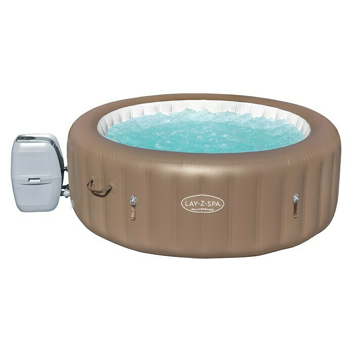 Bestway Lay-Z-Spa Außen-Whirlpool Palm SpringsØ x H: 196 cm x 71 mm, 916 l, Geeignet für: 4 - 6 Personen Front View