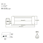 Bestway Lay-Z-Spa Mobil-Whirlpool Palm Springs (Ø x H: 196 x 71 cm, Taupe, 916 l) | BAUHAUS