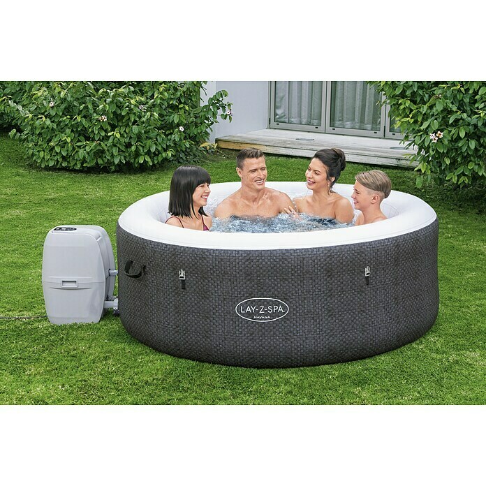 Bestway Lay-Z-Spa Außen-Whirlpool HavanaØ x H: 180 cm x 66 mm, 669 l, Geeignet für: 2 - 4 Personen Use Shot