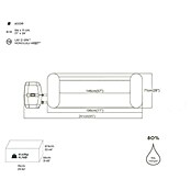 Bestway Mobil-Whirlpool Honolulu (Ø x H: 196 x 71 cm, 916 l) | BAUHAUS