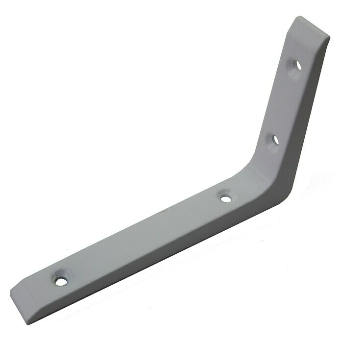 Stabilit Escuadra de pared (200 x 26 x 300 mm, Carga soportada: 75 kg, Aluminio moldeado, Blanco)