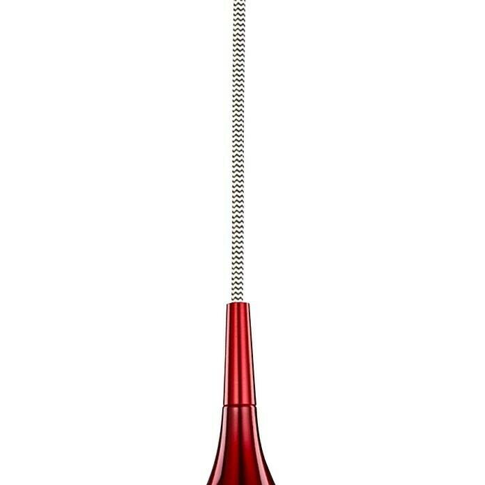 Searchlight Hängelampe (40 W, Rot, Höhe: 142 cm, Durchmesser: 12 cm)